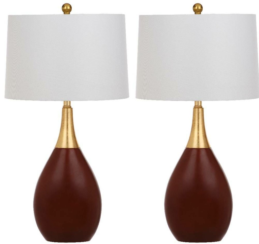 Lamps * | Closeout Sale Medallion 27.5-Inch H Table Lamp (Set Of 2) Safavieh Lit4507A-Set2