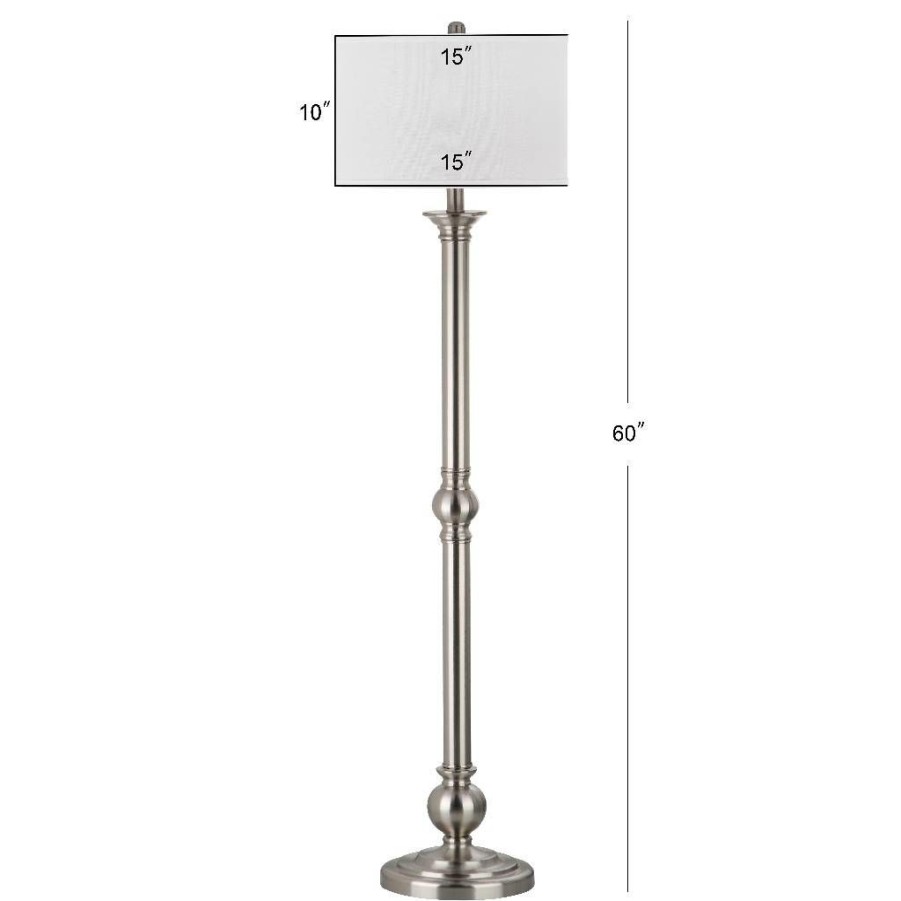 Lamps * | Fire Sale Theo 60-Inch H Floor Lamp Safavieh Lit4340A