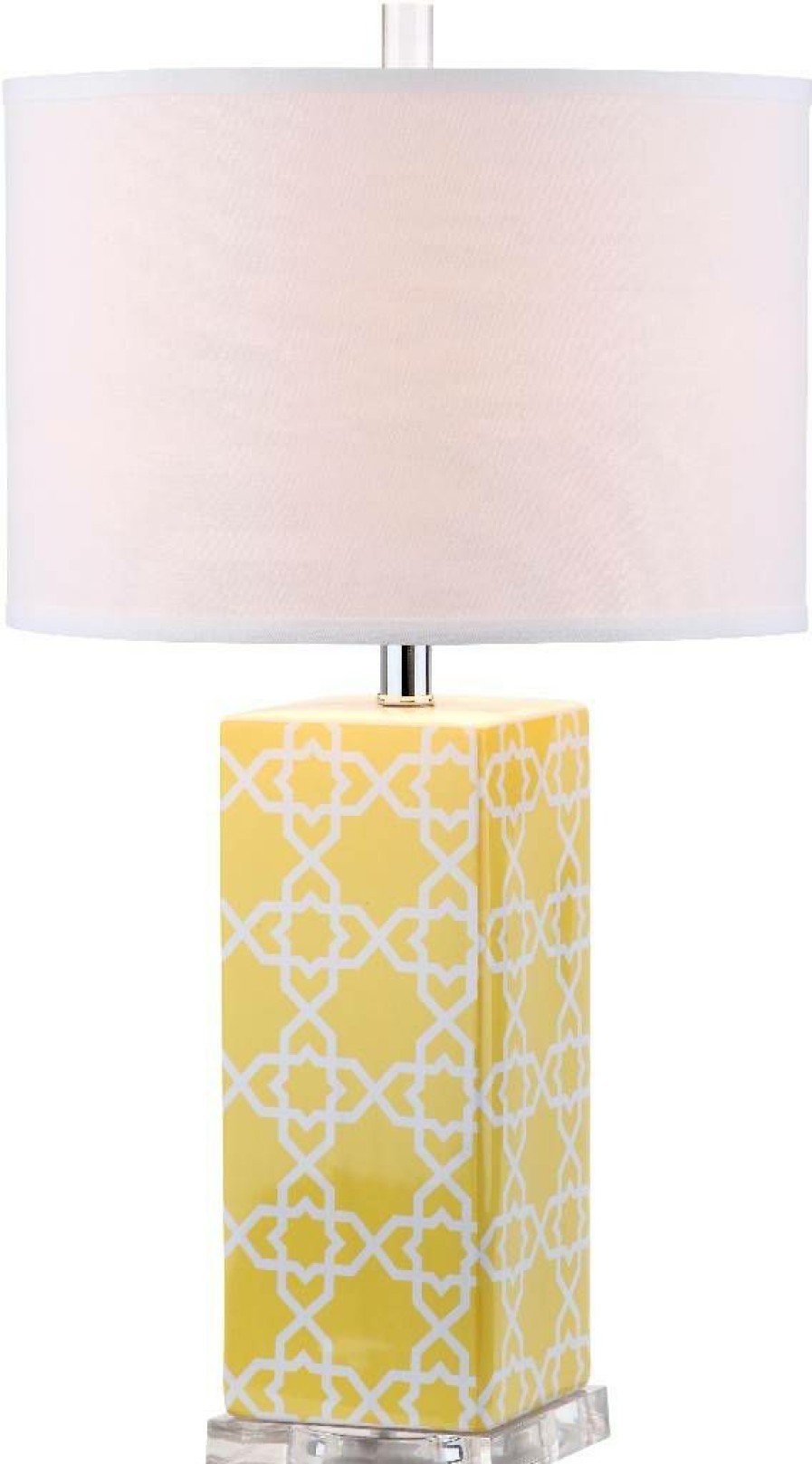 Lamps * | Best Sellers Quatrefoil 27-Inch H Table Lamp Safavieh Lits4133G