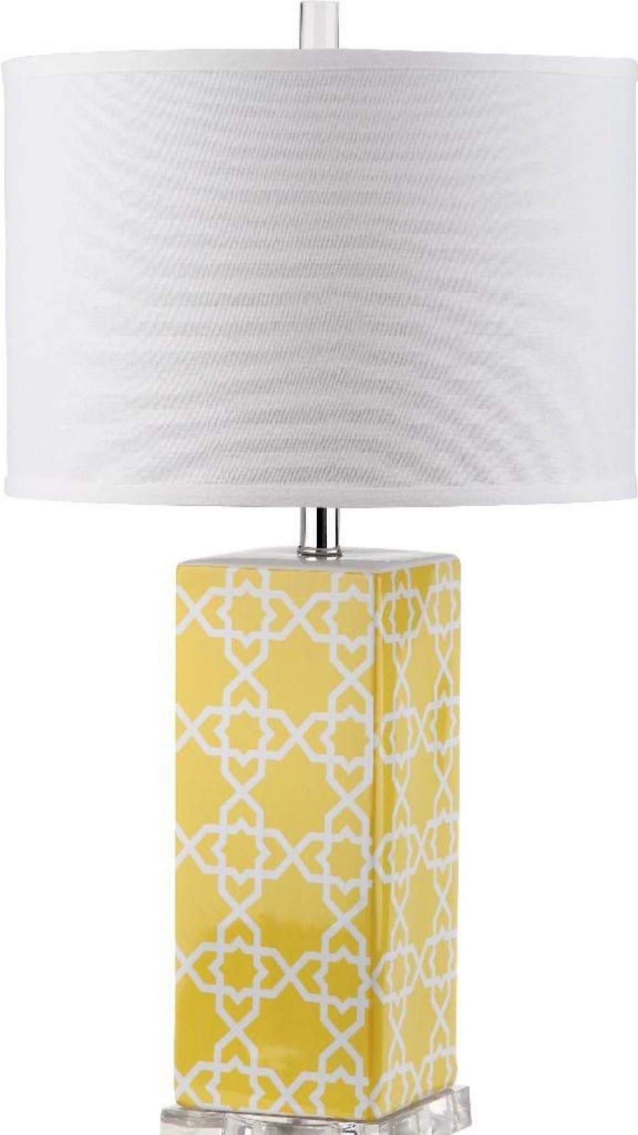 Lamps * | Best Sellers Quatrefoil 27-Inch H Table Lamp Safavieh Lits4133G