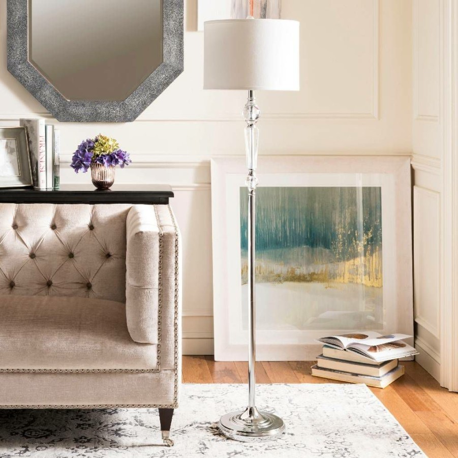 Lamps * | New In Savannah 60-Inch H Floor Lamp Safavieh Lit4177A