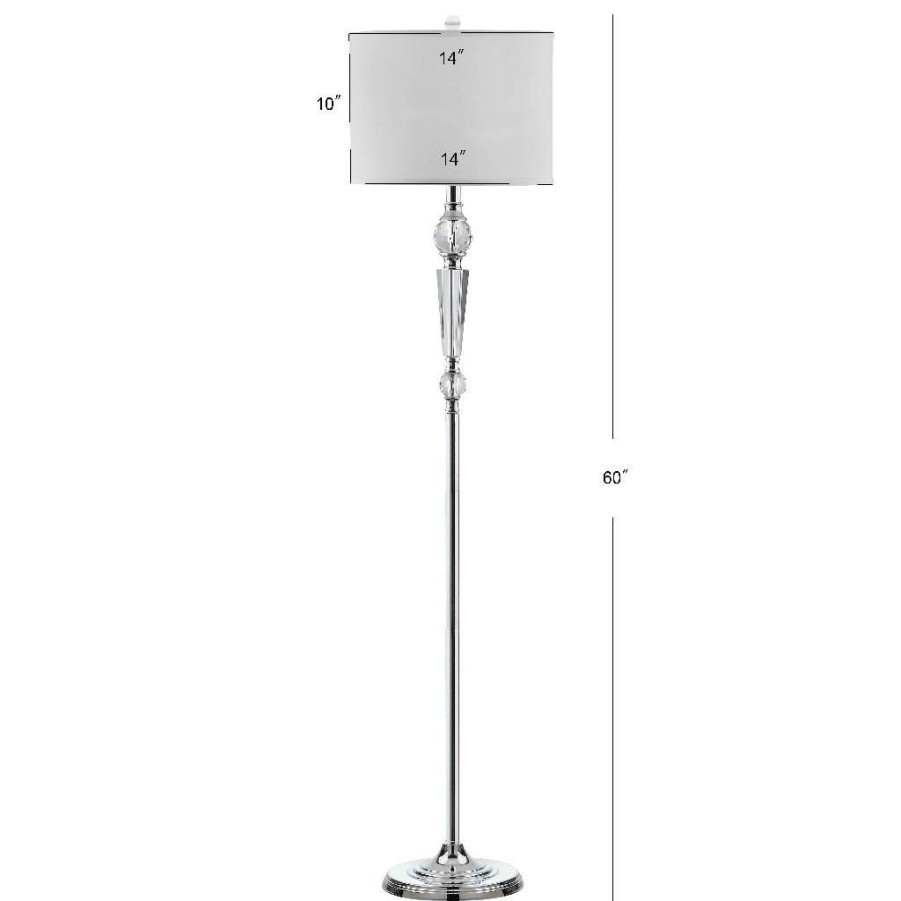 Lamps * | New In Savannah 60-Inch H Floor Lamp Safavieh Lit4177A