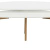 Living Furniture * | Best Price Olida Double Coffee Table In White Safavieh Fox8208A