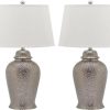 Lamps * | Classical Sterling 27.5-Inch H Ginger Jar Lamp (Set Of 2) Safavieh Lit4147A-Set2